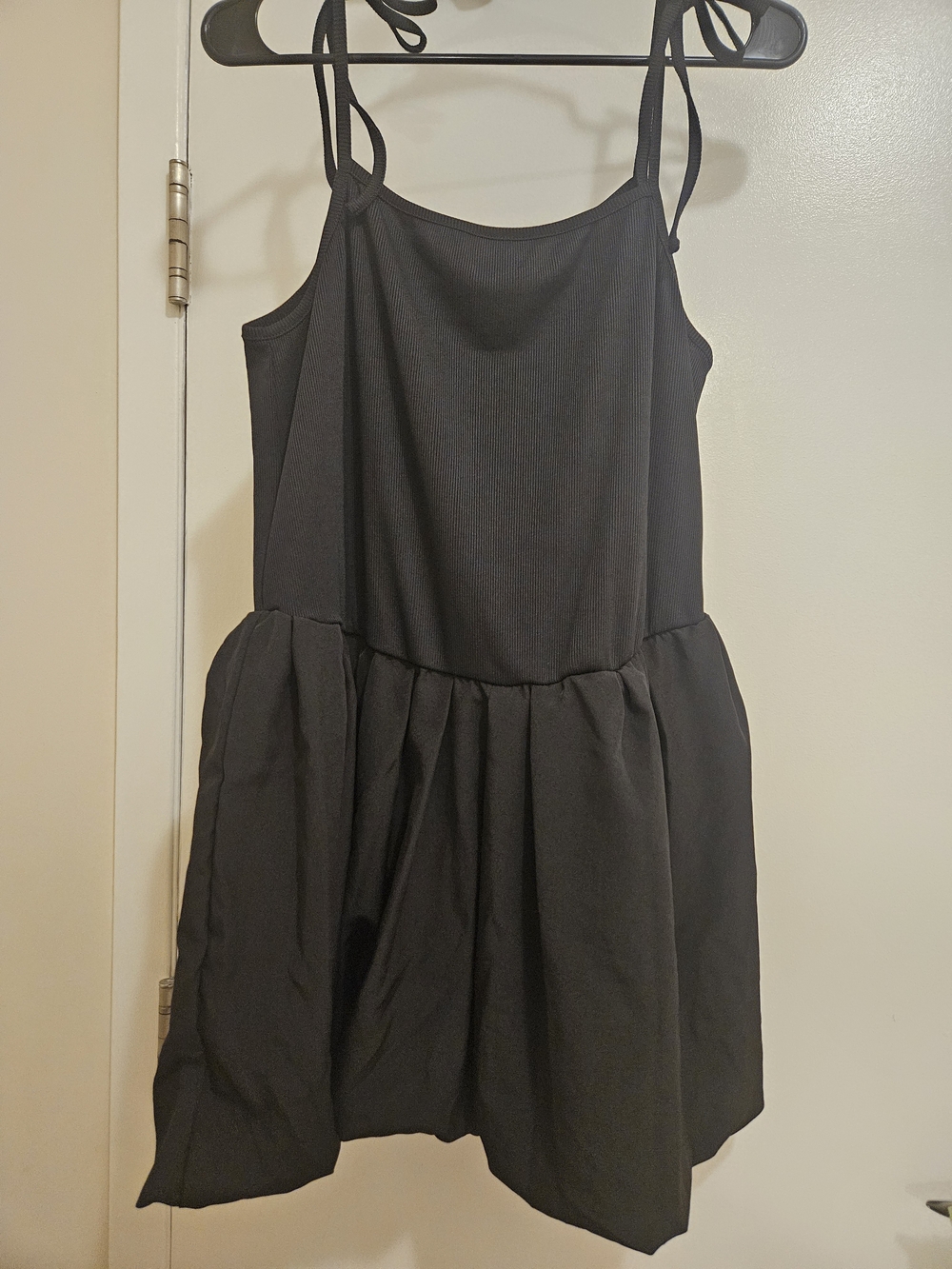 Source Unknown Black Spaghetti-Strap Drop-Waist Dress - Picture 2 of 2